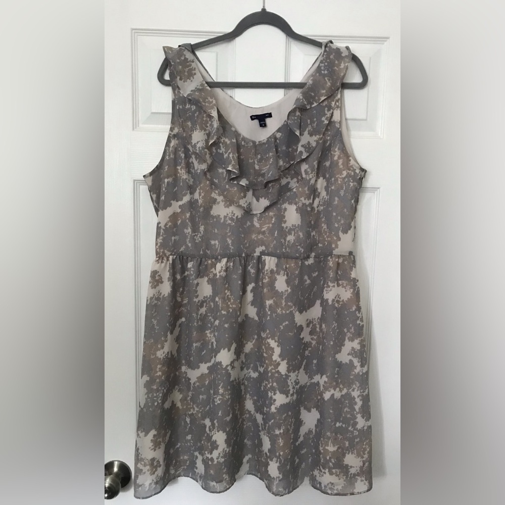 Gap ruffle dress